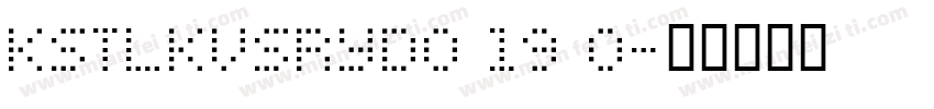 KSTLKVSRYD0 19 0字体转换